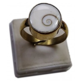 Natural Gomti Chakra Ring 5.83-7.22 Ratti 5.25-6.50 Carat Panchdhatu Metal Adjustable Free Size Ring for Men and Women Natural Gomti Chakra Ring 5.83-7.22 Ratti 5.25-6.50 Carat Panchdhatu Metal Adjustable Free Size Ring for Men and Women