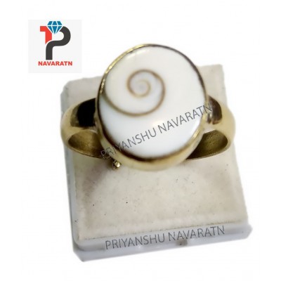 Natural Gomti Chakra Ring 7.22-8.33 Ratti ~ 6.50-7.50 Carat Panchdhatu Gold Plated Adjustable Free Size Ring for Men and Women Natural Gomti Chakra Ring 7.22-8.33 Ratti ~ 6.50-7.50 Carat Panchdhatu Gold Plated Adjustable Free Size Ring for Men and Women