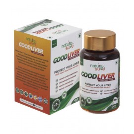 Nature Sure Good Liver Capsules with Milk Thistle for Natural Protection against Fatty Liver - 1 Pack (90 Capsules)