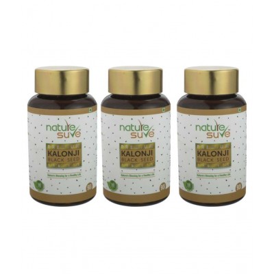 Nature Sure Kalonji (Black Seed/ Nigella) Tablet 270 no.s Pack of 3