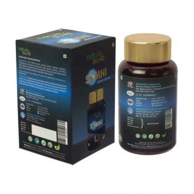 Nature Sure SOMNI Natural Sleep Aid Daily Herbal Supplement for Men & Women - 1 Pack (90 Tablets Each) Nature Sure SOMNI Natural Sleep Aid Daily Herbal Supplement for Men & Women - 1 Pack (90 Tablets Each)