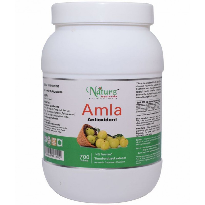 Naturz Ayurveda Amla Tablet 700 no.s Pack Of 1 Naturz Ayurveda Amla Tablet 700 no.s Pack Of 1