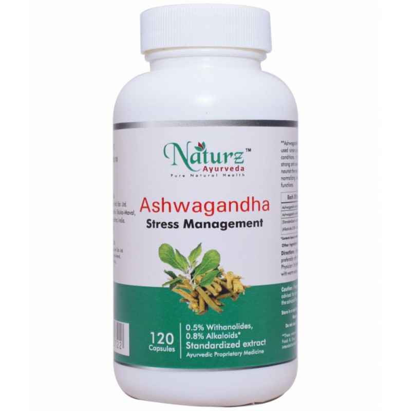 Naturz Ayurveda Ashwagandha Capsule 120 no.s Pack Of 1
