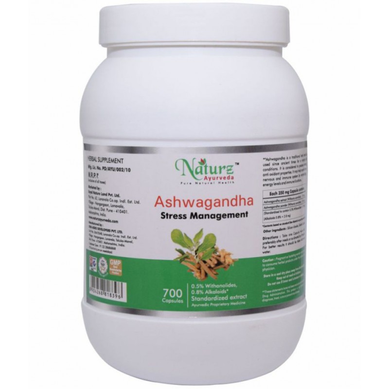 Naturz Ayurveda Ashwagandha Capsule 700 no.s Pack Of 1
