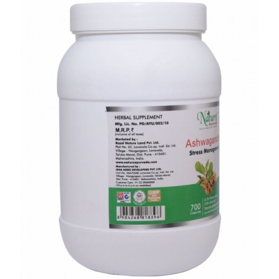 Naturz Ayurveda Ashwagandha Capsule 700 no.s Pack Of 1
