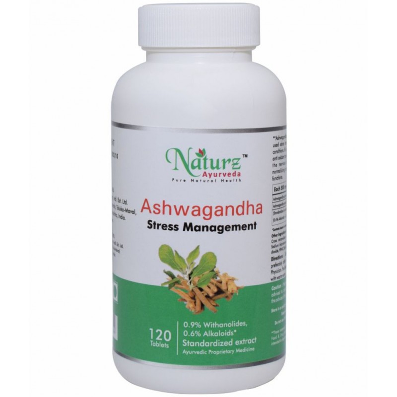 Naturz Ayurveda Ashwagandha Tablet 120 no.s Pack Of 1