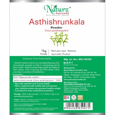 Naturz Ayurveda Asthishrunkla Powder 1 kg Pack Of 1