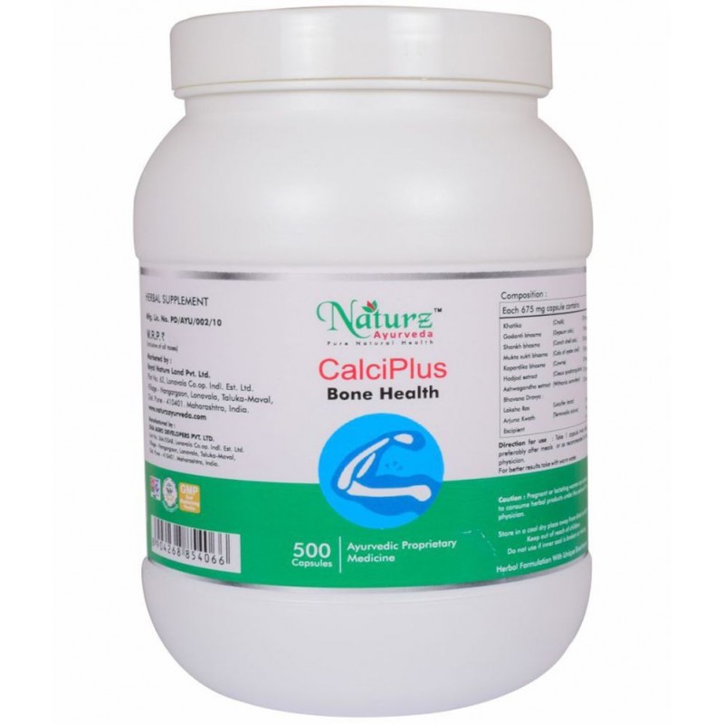 Naturz Ayurveda CALCIPLUS Capsule 500 no.s Pack Of 1