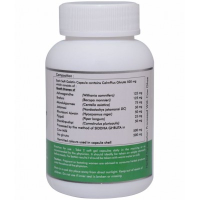 Naturz Ayurveda Calm Plus Capsule 30 no.s Pack Of 1