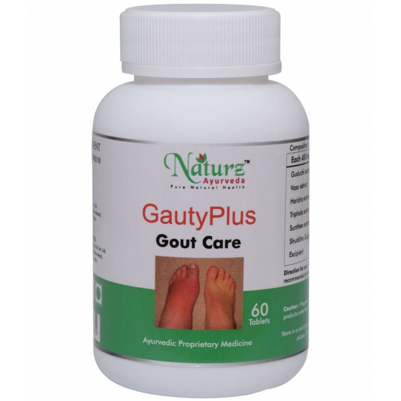 Naturz Ayurveda GAUTY PLUS Tablet 60 no.s Pack Of 1