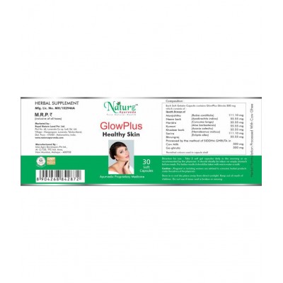 Naturz Ayurveda Glow Plus Capsule 30 no.s Pack Of 1