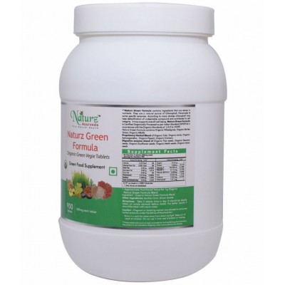 Naturz Ayurveda Green Formula Tablet 900 no.s Pack Of 1 Naturz Ayurveda Green Formula Tablet 900 no.s Pack Of 1