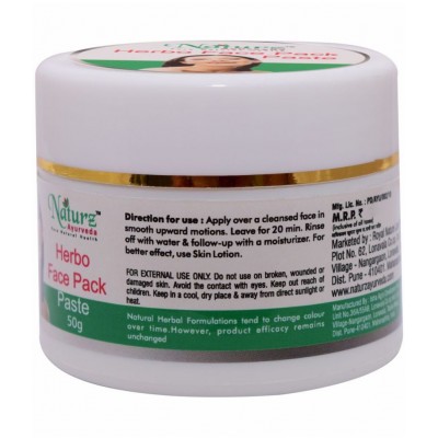 Naturz Ayurveda Herbo Face Pack Paste Paste 50 gm Pack Of 1