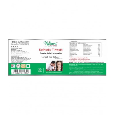 Naturz Ayurveda KofHerbo T Tablet 30 no.s Pack Of 1