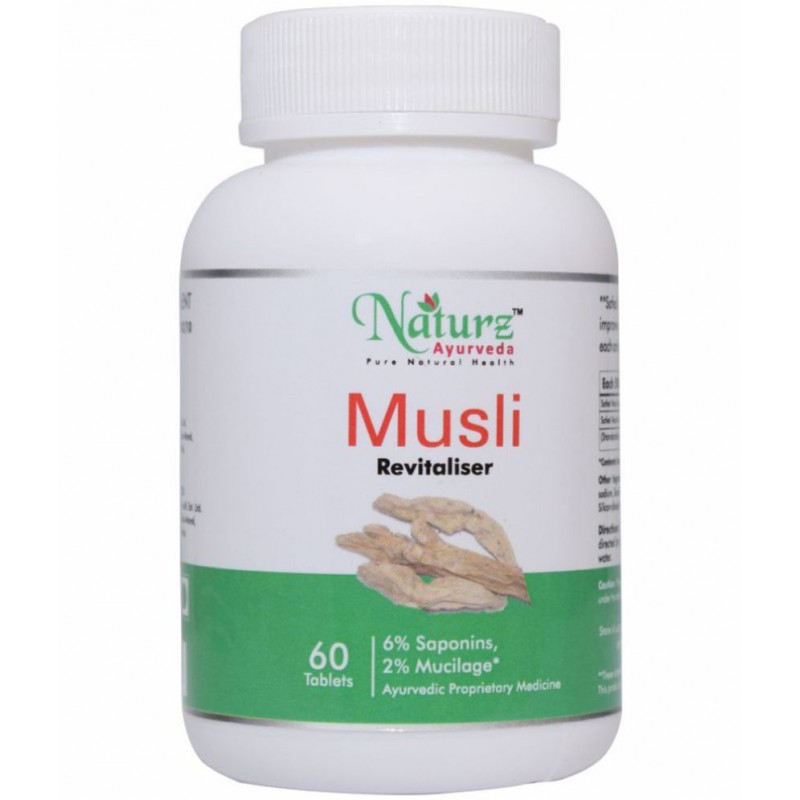Naturz Ayurveda Musli Tablet 60 no.s Pack Of 1