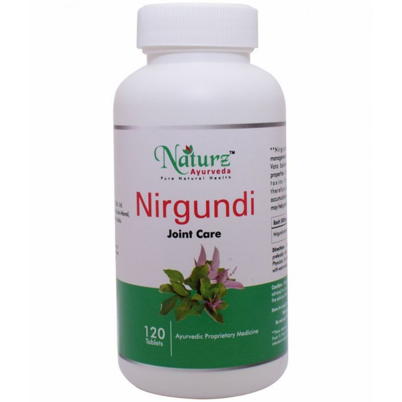 Naturz Ayurveda Nirgundi Tablet 120 no.s Pack Of 1