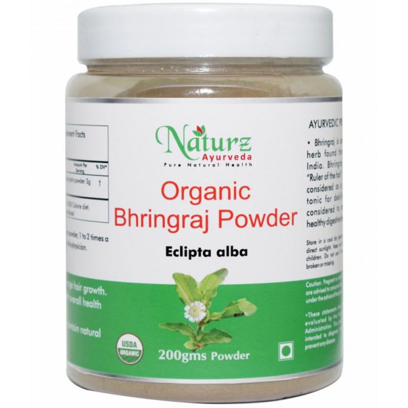 Naturz Ayurveda Organic Bhringraj Powder 200 gm Pack Of 1