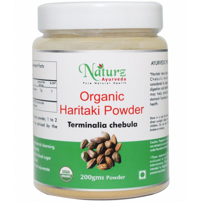 Naturz Ayurveda Organic Haritaki Powder 200 gm Pack Of 1