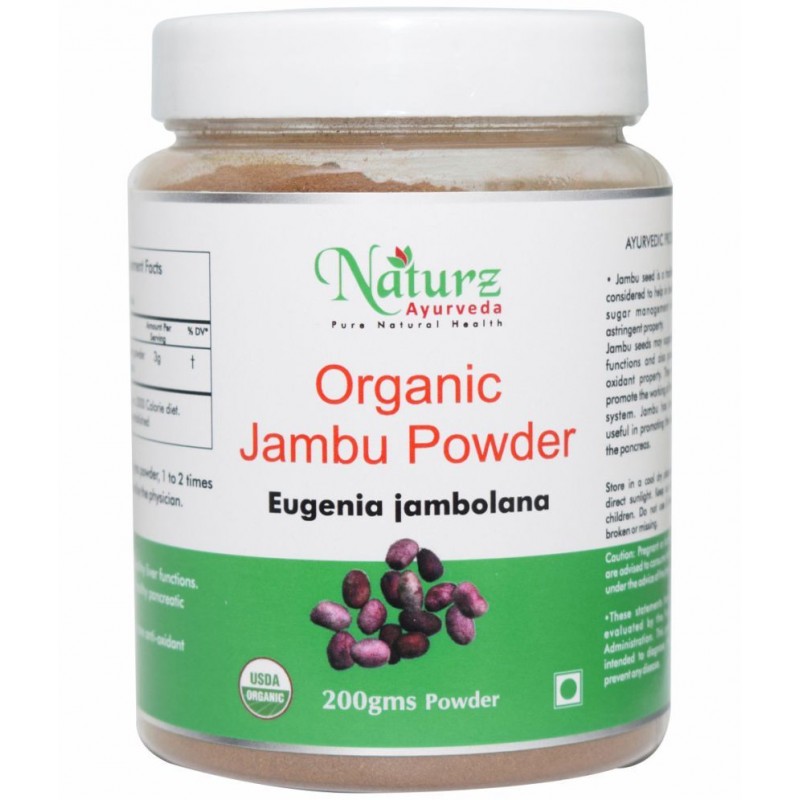 Naturz Ayurveda Organic Jambu beej Powder 200 gm Pack Of 1