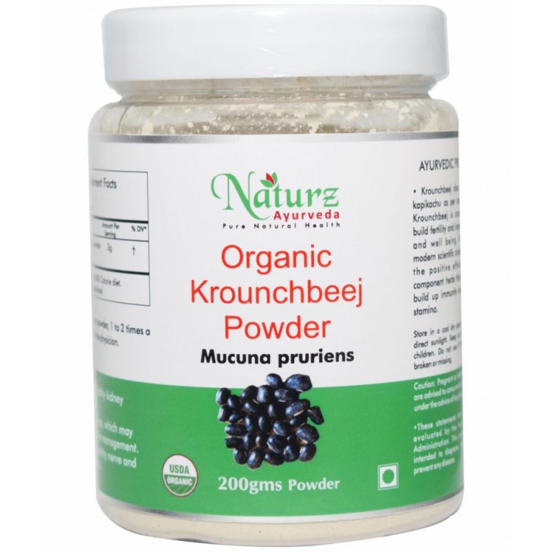 Naturz Ayurveda Organic Krounchbeej Powder 200 gm Pack Of 1