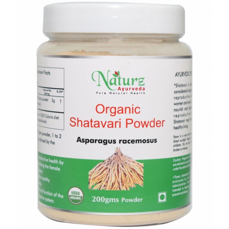 Naturz Ayurveda Organic Shatavari Powder 200 gm Pack Of 1