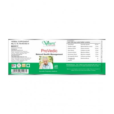 Naturz Ayurveda PRO VEDIC Tablet 60 no.s Pack Of 1