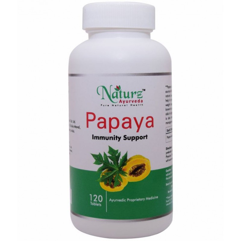 Naturz Ayurveda Papaya Tablet 120 no.s Pack Of 1