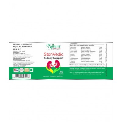 Naturz Ayurveda STON VEDIC Tablet 60 no.s Pack Of 1