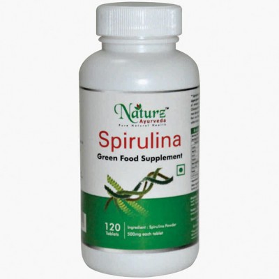 Naturz Ayurveda Spirulina 120 Tablet 500 mg Pack Of 2