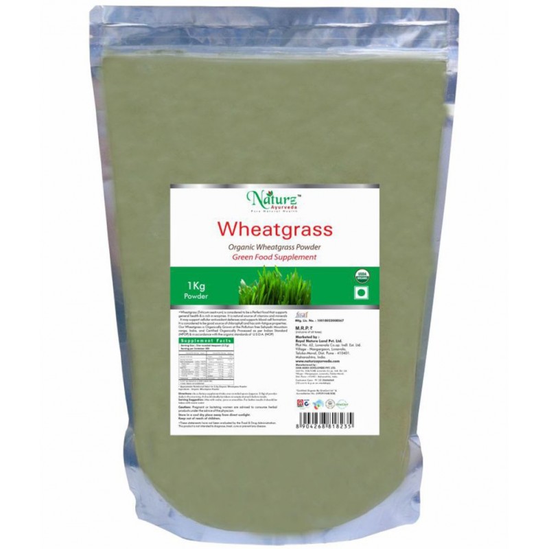 Naturz Ayurveda Wheatgrass Powder 1 kg Pack Of 1 Naturz Ayurveda Wheatgrass Powder 1 kg Pack Of 1