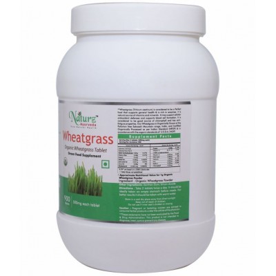 Naturz Ayurveda Wheatgrass Tablet 900 no.s Pack Of 1