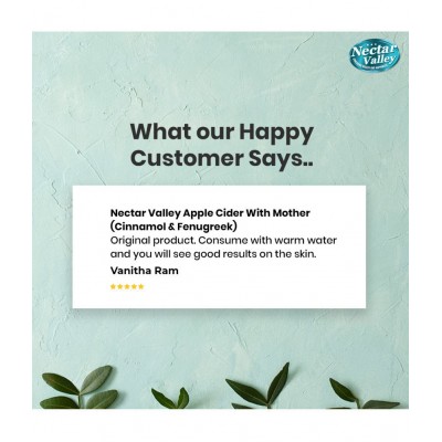 Nectar Valley Apple Cider Vinegar With Mother | Organic, Unfiltered & Unpasteurized 500 ml Unflavoured