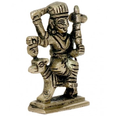 Neo Classic - Kal Bhairav Brass Idol