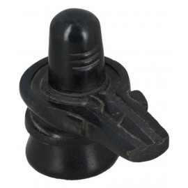 Neo Classic Black Marble Stone Shivling for Pooja (Marble, Black) 2" Inch Neo Classic Black Marble Stone Shivling for Pooja (Marble, Black) 2" Inch