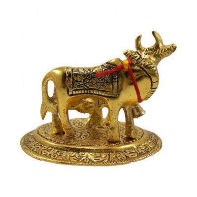 Neo Classic Cow and Calf Aluminium Idol