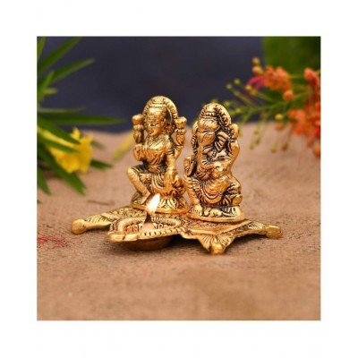 Neo Classic Laxmi Ganesh Aluminium Idol