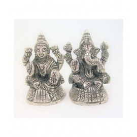 Neo Classic Laxmi Ganesh Aluminium Idol