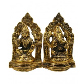 Neo Classic Laxmi Ganesh Aluminium Idol