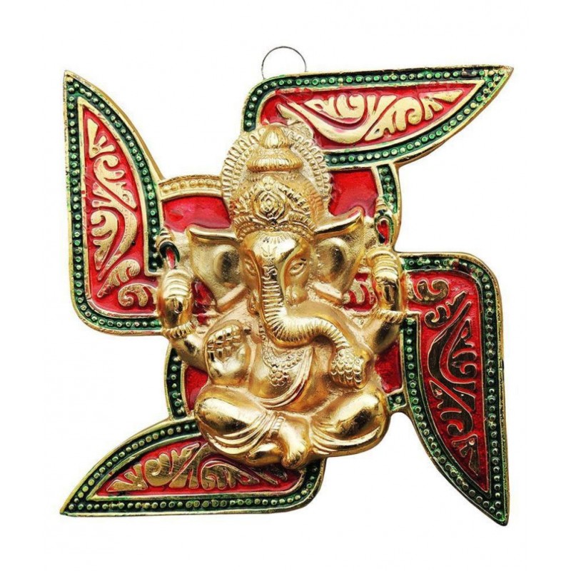 Neo Classic Lord Ganesha Aluminium Idol