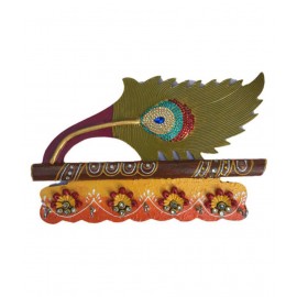 Netra Handicrafts Multicolour Wood Key Holder - Pack of 1