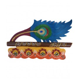 Netra Handicrafts Multicolour Wood Key Holder - Pack of 1