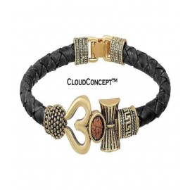 New Designer  Golden Om Bracelet & Trident Damru Bracelet New Designer  Golden Om Bracelet & Trident Damru Bracelet