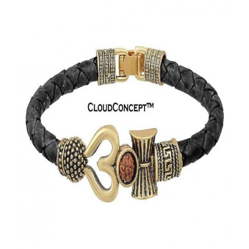 New Designer  Golden Om Bracelet & Trident Damru Bracelet