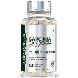 Nirvasa Garcinia Cambogia Capsules for Weight Management 60 gm Unflavoured