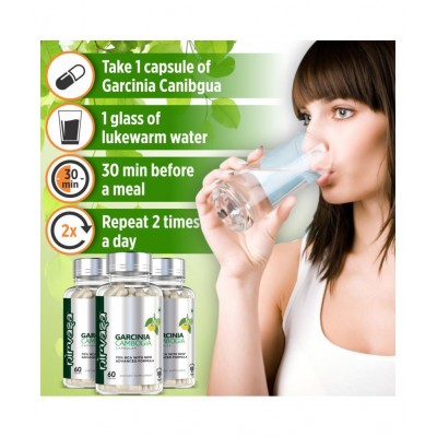 Nirvasa Garcinia Cambogia Capsules for Weight Management 60 gm Unflavoured