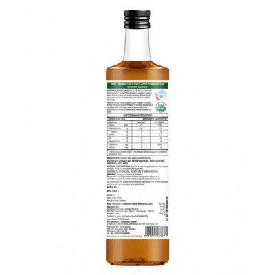 NourishVitals Organic Apple Cider Vinegar 500 ml Unflavoured
