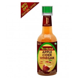 NutrActive 1 Year Matured Apple Cider Vinegar with Mother 500 ml Fruit Single Pack