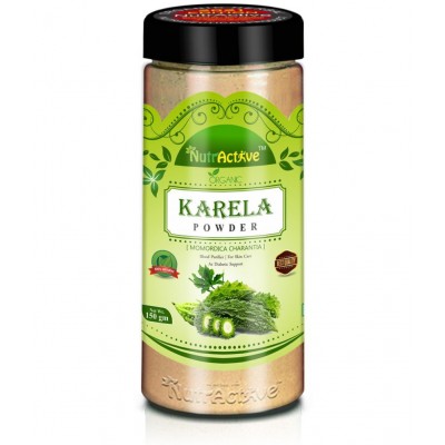 NutrActive 100% Karela ( Bitter Gourd) For Diabetic Powder 450 gm Pack of 3