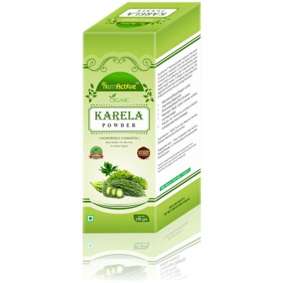 NutrActive 100% Karela (Bitter Gourd) For Diabetic Powder 750 gm Pack Of 5