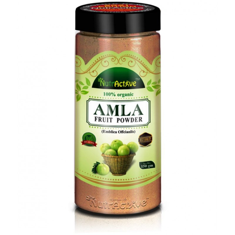 NutrActive 100% Pure Amla Fruit For Good Health Powder 150 gm Pack Of 1
